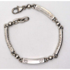 BRIGHTON MARRAKESH Scrolled Bar Links Bracelet 3076